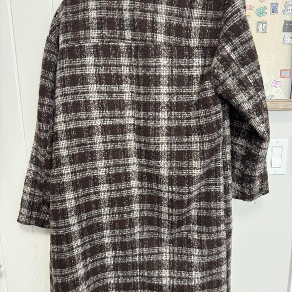 Long Plaid Jacket - Size Small - Picture 2 of 4